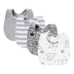 4Pcs Baby Bibs Burp Clothes Cartoon Newborn Saliva Towels for Girls Boys Cotton Kids Apron Infant Accessories Toddler Bibs Set - Image 2