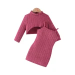 Newborn Baby Girls Clothes Set 6Months-3Years old Long Sleeve Striped Top and Suspenders Skirt Princess Dresses For Kids Girl - Image 10