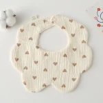 Newborn Bibs Burp Cloths For Baby Girls Boys Infants Cotton Saliva Towel Toddler Feeding Drool Bib Thickened Burp Cloths New - Image 3