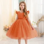 Baby Girls Summer Dresses 2 3 6 8 10Yrs Cute Kids Birthday Princess Dress Children Casual Clothes Sleeveless Girls Layered Dress - Image 15