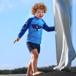 2025 New Boy Girl Swimwear Swim Suits Sun Protective Long Sleeve Children Swimsuits Children's Bathing Suit  Kids Swimming Suits - Image 2