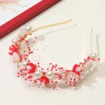 Girls' Floral Crown Headband - Forest Princess Tiara with Silk Flowers, Flower Girl Hair Accessory Baby Headbands for Girls - Image 7