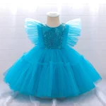 Toddler 1st Birthday Dress For Baby Girl Clothes Sequin Baptism Princess Tutu Dress Girls Dresses Party Costume 0-5 Year - Image 6