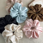 Girls Hair Accessories Elegant Satin Hair Elastic Bands Hair Ties Women Accessories Hair Rings Hair Ropes for Girls
