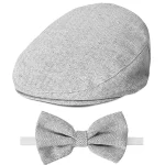 Baby Boy Cap Toddler Birthday Baptism Accessorie Newborn Christening Wedding Party Gift Kids Driver Hats with Bow Tie - Image 12