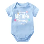 Happy Birthday Mommy I Love You Baby Bodysuit Clothes Newborn Boys Girls Jumpsuit Infant Mommy's Birthday Outfit Best Gifts - Image 8