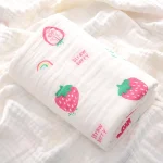 Cotton Baby Bath Towel Boys Girls Towel Blanket For Newborn Baby Bathrobe 4 Layers Gauze Washcloth Infant Swaddle - Image 7
