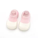 Baby Shoes Toddler First Walkers Infant Boys Girls Kids Rubber Soft Non-Slip Sole Floor Barefoot Casual Shoes Knit Booties - Image 4