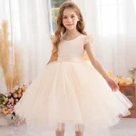 Baby Girls Summer Dresses 2 3 6 8 10Yrs Cute Kids Birthday Princess Dress Children Casual Clothes Sleeveless Girls Layered Dress - Image 7