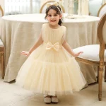 Infant Baby 1st Birthday Baptism Dresses For Girls Kids Elegant Wedding Party Princess Dress Tulle Toddler Girl Summer Clothes - Image 11