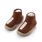 Baby Shoes Toddler First Walkers Infant Boys Girls Kids Rubber Soft Non-Slip Sole Floor Barefoot Casual Shoes Knit Booties - Image 9