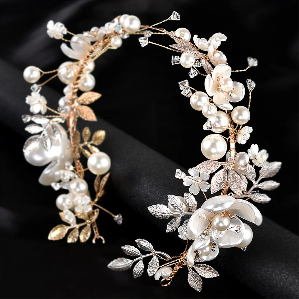 Girls Tiaras Hairpin Wedding Hair Accessories For Women Golden Crystal Crown Headdress Prom Headpiece Noiva Hair Jewelry - Image 9