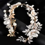 Girls Tiaras Hairpin Wedding Hair Accessories For Women Golden Crystal Crown Headdress Prom Headpiece Noiva Hair Jewelry - Image 9