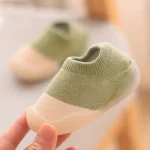 Baby Shoes Toddler First Walkers Infant Boys Girls Kids Rubber Soft Non-Slip Sole Floor Barefoot Casual Shoes Knit Booties - Image 12