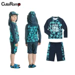 2-10 Years Baby Boy Swimsuit Children's Swimwear for kids Quick Drying Sun Protection Swimwear Clothes set