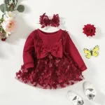 Baby Dresses for Girls Spring Autumn Girl Dress Child Baby Sweet Princess Dress Infant Fashion Girl Mesh Butterfly Newborn Dress - Image 7