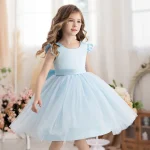 Baby Girls Summer Dresses 2 3 6 8 10Yrs Cute Kids Birthday Princess Dress Children Casual Clothes Sleeveless Girls Layered Dress - Image 17