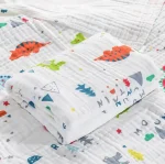 Cotton Baby Bath Towel Boys Girls Towel Blanket For Newborn Baby Bathrobe 4 Layers Gauze Washcloth Infant Swaddle - Image 8
