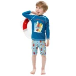 2025 New Boy Girl Swimwear Swim Suits Sun Protective Long Sleeve Children Swimsuits Children's Bathing Suit  Kids Swimming Suits - Image 13