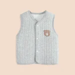 Cotton Newborn Baby Waistcoat Autumn and Winter Girl Vest Jacket Warm Soft Children Vest Cartoon Kids Clothes 0-24 Months - Image 7
