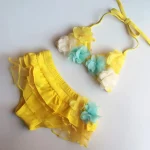 New children's swimsuit cute flower baby swimsuit for girls - Image 2