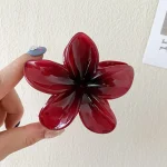 Summer Flower Hair Clips For Women Sweet Hair Claw Ponytail Clips Hair Holder Fashion Barrette Girls Headwear Hair Accessories - Image 6