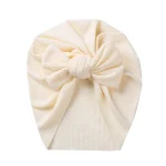Baby Accessories For Newborn Toddler Kids Baby Girl Boy Turban Cotton Beanie Hat Winter Cap Knot Solid Soft Hospital Caps - Image 12