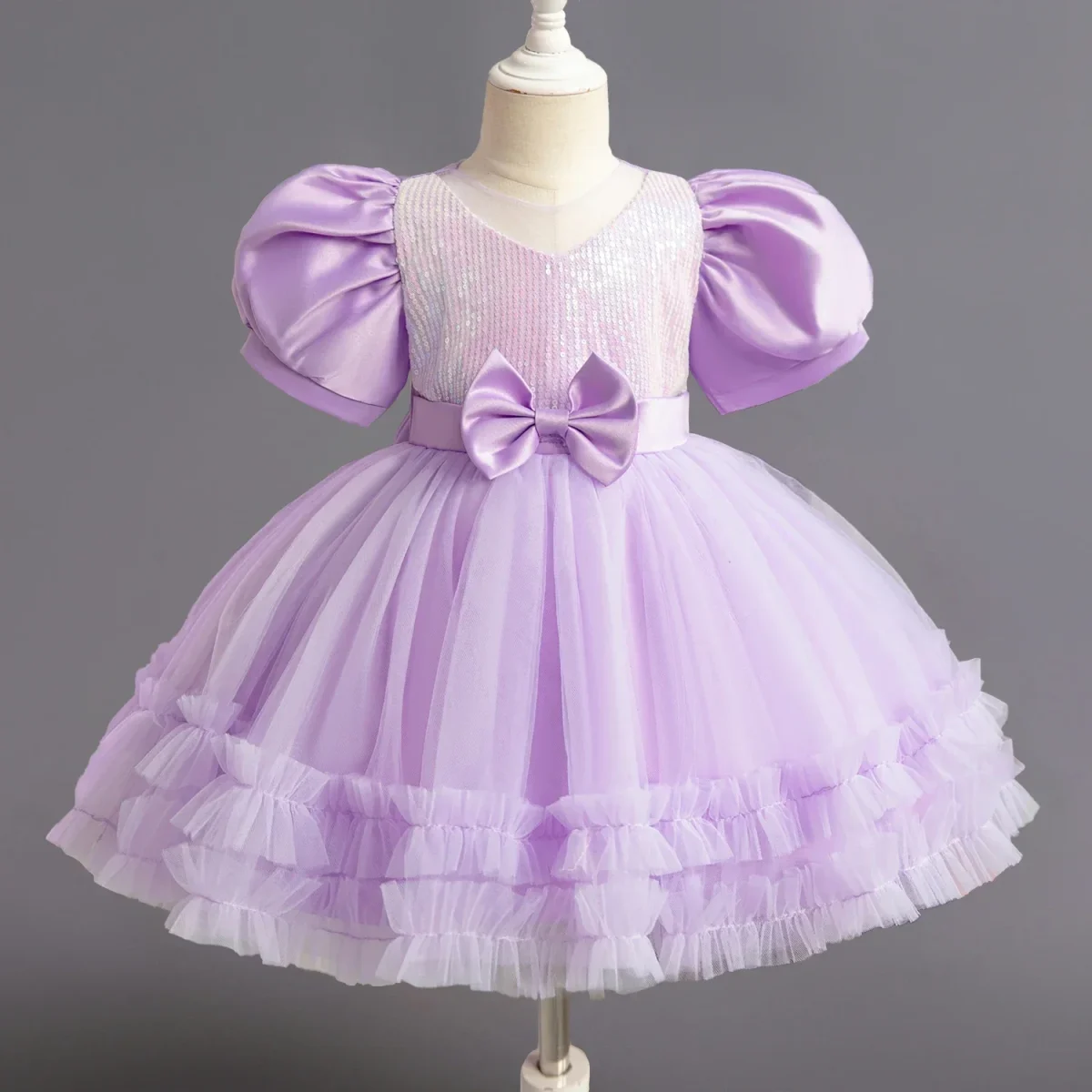 Baby Girl Dress for 1-5Y Baby Girls Princess Dress New Mesh Dress Toddler Birthday Party Costume Elegant Girls Children's Clothe - Image 10