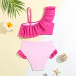 Baby Girls Swimsuits for Toddlers Kids 3pcs Bathing Suits Bikini - Image 3