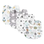 4Pcs Baby Bibs Burp Clothes Cartoon Newborn Saliva Towels for Girls Boys Cotton Kids Apron Infant Accessories Toddler Bibs Set - Image 8