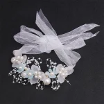 Sweet Performance Hair Accessories For Women Girls Elegant Headwear Kids Fairy Pearl Flower Hair Hoop Wedding Headbands Gifts - Image 4