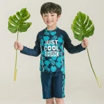 2-10 Years Baby Boy Swimsuit Children's Swimwear for kids Quick Drying Sun Protection Swimwear Clothes set - Image 2