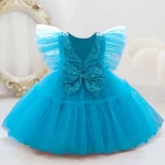 Toddler 1st Birthday Dress For Baby Girl Clothes Sequin Baptism Princess Tutu Dress Girls Dresses Party Costume 0-5 Year - Image 7