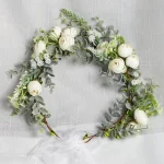 Fashion Women Girls Wedding White Flower Wreath Tiara Headband Floral Garlands Hairband Hair Accessories Bride Hair Jewelry - Image 4