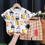 Kids Clothes Set Baby Boy/Girl T-Shirt + Shorts Summer Clothing Cotton Cartoon Casual Boys Tracksuit Children Baby Clothes Set - Image 17