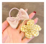 10pcs Hair Accessories Girls Scrunchies Aesthetic Lacos De Cabelo Infantil Bands Kids Bandeaux Elastiquec Headbands Bandes Cute - Image 6