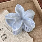 Women's Flower Hair Clips Sweet Cute Kawaii Fashionable Simple Versatile Hair Grabs Popular Egg Floral Hair Accessories Girls - Image 4