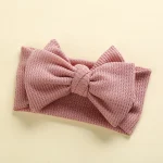 Baby Girl Hair Accessories Baby Headband Newborn Children's Headwear Knit Big Bow Double Layer Kids Hair Band Turban Headdress - Image 17