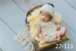 Newborn Photography Props Baby Girl Hat Shoes Lace Romper Bodysuits Outfits Photo Clothing Fotografia Boy Costume Accessories - Image 5