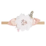 Baby Girl Headband Cute Flower Elastic Hair Band Newborn Head Toddler Headband Headwear Baby Hair Accessories Christmas Gifts - Image 7