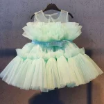 Baby 1st Birthday Clothes for Girls Princess Dress Tulle Wedding Evening Tutu Gown Christmas New Year Party Baby Dresses Wear - Image 7