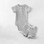 Baby Boy Suits for Spring Summer Cotton Infant Homewear Bodysuit + Pants Newborn Boy Clothes Set - Image 7