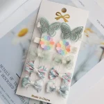 Trendy Adorable Children's Flower Hair Accessories Hair Clips Toddler Headwear Hair Decorations for Girls Cute Hairpins 10Pcs - Image 8