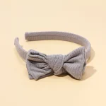Baby Accessories For Newborn Toddler Kids Baby Girl Boy Headband  Solid Color Hairhoop Simple  Atmospheric Bow Hair Accessories - Image 8