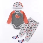 Newborn Boy and Girl Clothes Set 0-3 Months New born Hospital Stuff Outfit Gift Bodysuit Pants Socks Hat Fashion Free Shipping - Image 10