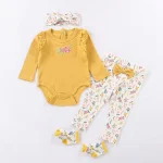 Newborn Boy and Girl Clothes Set 0-3 Months New born Hospital Stuff Outfit Gift Bodysuit Pants Socks Hat Fashion Free Shipping - Image 2