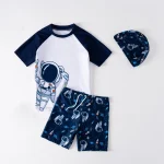 Kids Boy Swimsuit Cool Summer Children Board Shorts 3pieces Boys Swimwear Beach Surfing Girls Swimwear Bathing Suits with Hats - Image 5