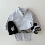 Baby Boy Girl Clothes Set Infant Kids Cotton Tops Jacket Pants Suit Toddler Boys Sweatshirt Trousers Clothing 2pcs/set Tracksuit - Image 4