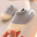 Baby Shoes Toddler First Walkers Infant Boys Girls Kids Rubber Soft Non-Slip Sole Floor Barefoot Casual Shoes Knit Booties - Image 11