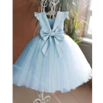 Baby Girls Summer Dresses 2 3 6 8 10Yrs Cute Kids Birthday Princess Dress Children Casual Clothes Sleeveless Girls Layered Dress - Image 6